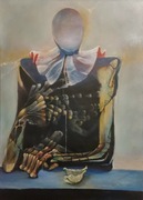 Obraz olejny na płótnie ręcznie malowany.