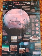 Mars czerwona planeta. Plakat 82x 55 cm