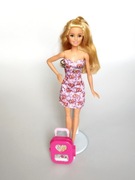 Lalka Barbie blondynka ubranka torebka złotowłosa