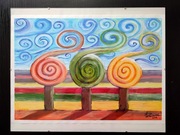 Oryginalny obraz, rękodzieło, sztuka