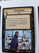 SW Unlimited - SOR - I HAD NO CHOICE (RARE) ! TANIO !!!