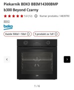 Piekarnik BEKO BBIM14300BMP b300 Beyond Czarny 