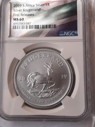 2019 - Krugerrand 1 uncja srebra MS 69 NGC