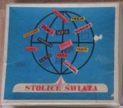 STOLICE ŚWIATA / GRA PLANSZOWA / PRL