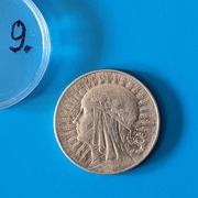 5 zł głowa koiety 1932 ze znakiem