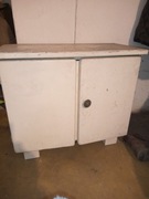 Szafka prl + taboret PRL do renowacji lata 70