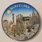 Magnes na lodówkę ceramiczny Barcelona Hiszpania Spain Katedra (42) 