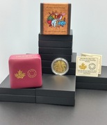 HONESTY-SEVEN SACRED TEACHINGS-CANADA 2014-1ozSILVER GOLD PLATED/UNIKATNo5 