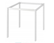 IKEA Melltorp podstawa rama stołu metalowa 75x75cm biały