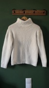 Sweter golf 158 164 kremowy  Reserved 