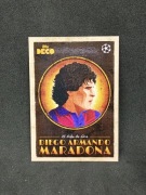 Karta Piłkarska Topps Diego Armando Maradona Fc Barcelona Argentyna Messi