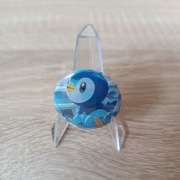 Holograficzna Przypinka HOLO handmade Pokémon Piplup 32 mm