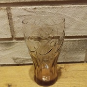 kolekcjonerska szklanka Coca-Coli w kolorze brązu