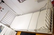 Łóżko 80x200 dziecięce IKEA MINNEN Rozsuwane + stelaż + materac