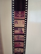 Wilk i zając na stadionie Bajka Bajki na Rzutnik projektor Ania UNIKAT prl