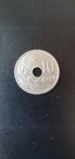 Belgia 10 centymów 1924 rok ( E )