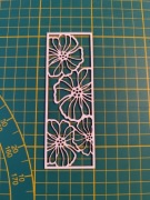 Tekturka ramka ażurowa kwiaty panel 