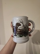 Kufel myśliwski pies gończy ceramika