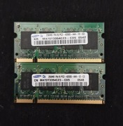 Pamięć RAM SO DIMM 512 Mb Samsung 2x256 Mb M470T3354CZ3-CD5 4200s