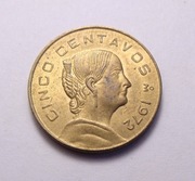 Meksyk 5 centavos 1972 PIĘKNA!