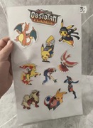Naklejki Pokemon 10 sztuk wz3