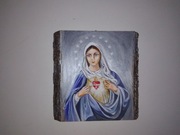 Matka Boska obraz na desce