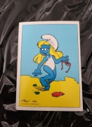 prl smurfy bajka smerfy pocztówka karta pocztowa kolekcja nr 388