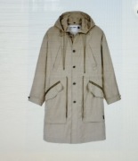 Męska cienka parka,wykonana z lekkiego materiału ZARA SRPLS  ,rozm. L/XL