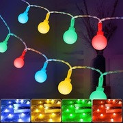 AUAUY Kolorowy łańcuch świetlny