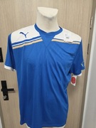NOWA PUMA King Shirt XL Koszulka Sportowa Royal Blue Biała Złota