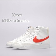 Nowe Nike Blazer Mid '77 (gs) white/picante red  35,5