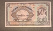 Czechosłowacja  5000 Korun 1920 r.SPECIMEN