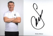 Rebrov Serhiy autograf zdjęcie Ukraina