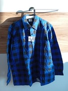 Koszula robocza męska flanelowa niebieska r 48/182