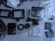 Kamerka sportowa GoPro Hero 4 kompletna, do naprawy lub na części.