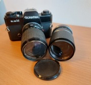 Aparat foto Rolleiflex SL 35M plus obiektywy