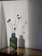 Wazon ikea zielony biały melanż szkło design vuorivirta unikat