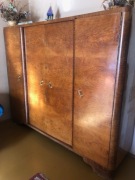 Wyjątkowa szafa art déco / Vintage PRL - Bez uszkodzeń!
