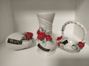 Zestaw porcelanowy z etykietami PRL