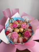 Piękny bukiet ze słodyczy! Pomysł na udany prezent!