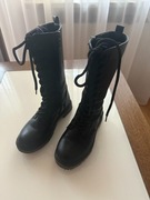 Kozaki trapery dla dziewczynki na jesień zimę skórzane Xti rozmiar 32