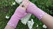 Rękawiczki damskie koronkowe unikatowe.