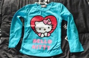 Bluzka dla dziewczynki Hello Kitty grubsza bawełna 104 cm