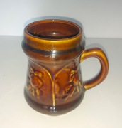 Śliczny Kufel Zagłoba ceramika Mirostowice porcelit Prl