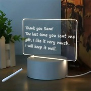 LAMPKA LED z PANELEM UMOŻLIWIAJĄCYM PISANIE