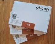 Baterie  180 szt  do aparatu sluchowego  Oticon 312  