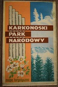 Karkonoski Park Narodowy - mapa turystyczna z 1986