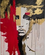 "Zaufaj " obraz ręcznie malowany 40x50 cm -% na Święta 