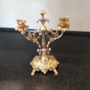 Świecznik mosiężny antyk