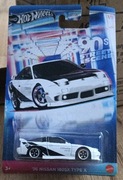 Hot Wheels 90s street scenę '96 NISSAN 180SX TYPE X 1/5 NAJSZYBSZA WYSYŁKA